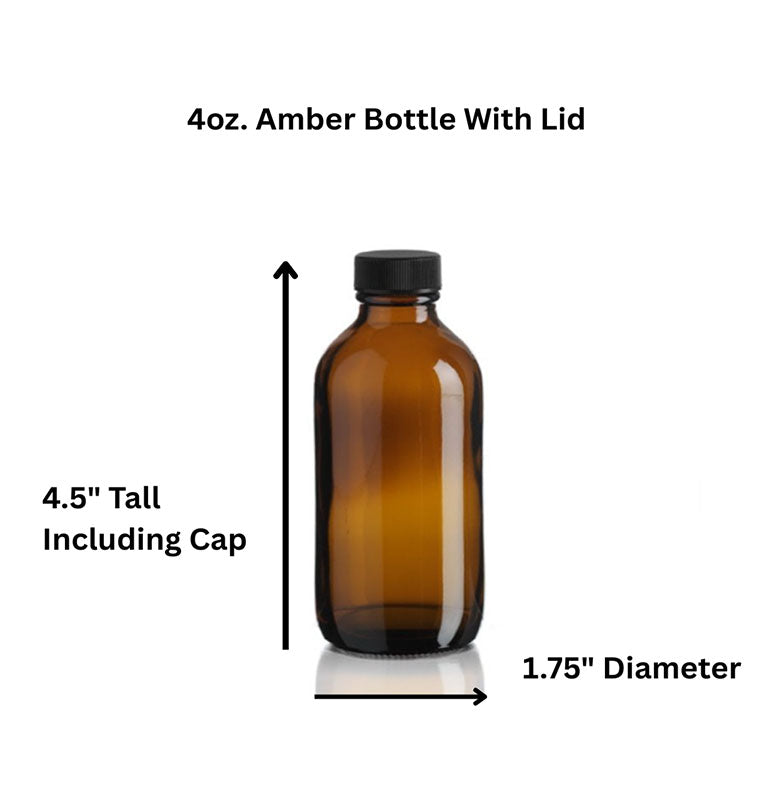 Amber 4 oz. Bottle