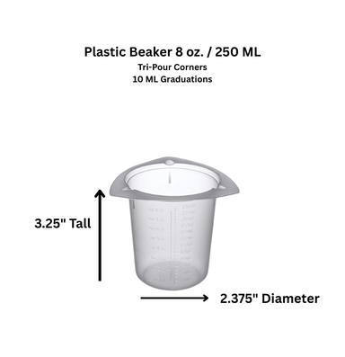 8 oz. Plastic Beaker
