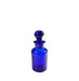 Blue Apothecary Bottle with Glass Stopper.