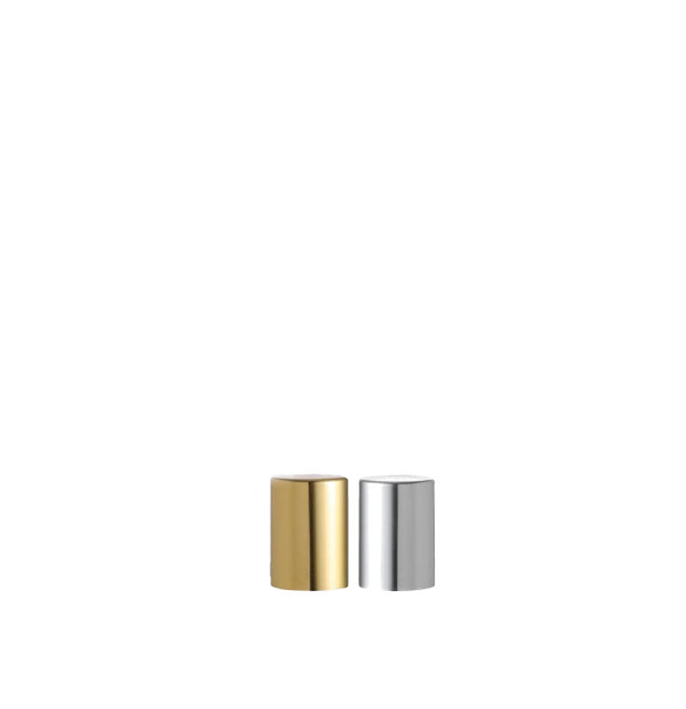Clear Roll On Bottle Gold or Silver Lid 10 ML