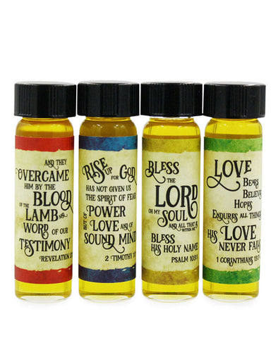 His Word Anointing Oil Scripture
