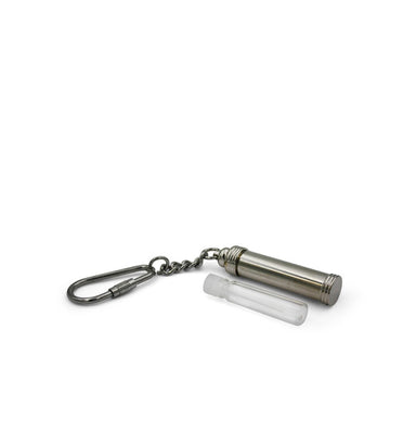 Silver Perfume Anointing Oil Keychain Carrier