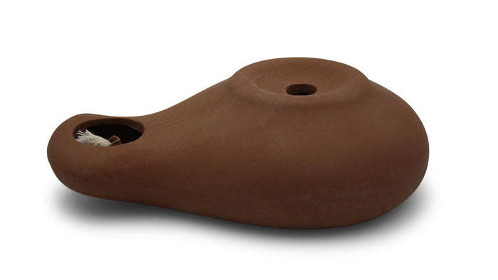 Large Herodian Oil Lamp Side View